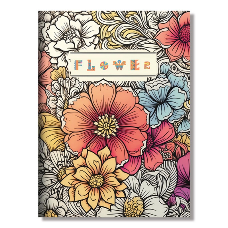 Floral Adult Students Coloring Book · Stress Relief Painting - Temu