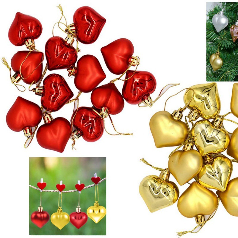 Heart Shaped Hanging Christmas Decoration - Temu