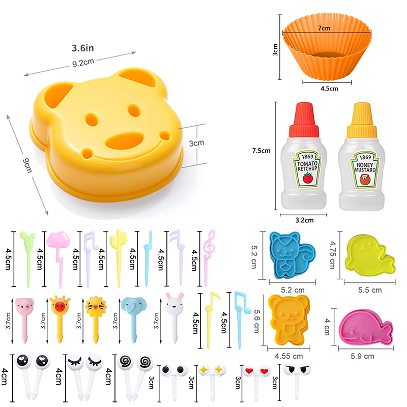 Cute Sandwich Cutter And Sealer Set For Children Kids Animal Diy Bread  Toast Cutters Mold Kitchen Bento Lunch Accessories - Temu