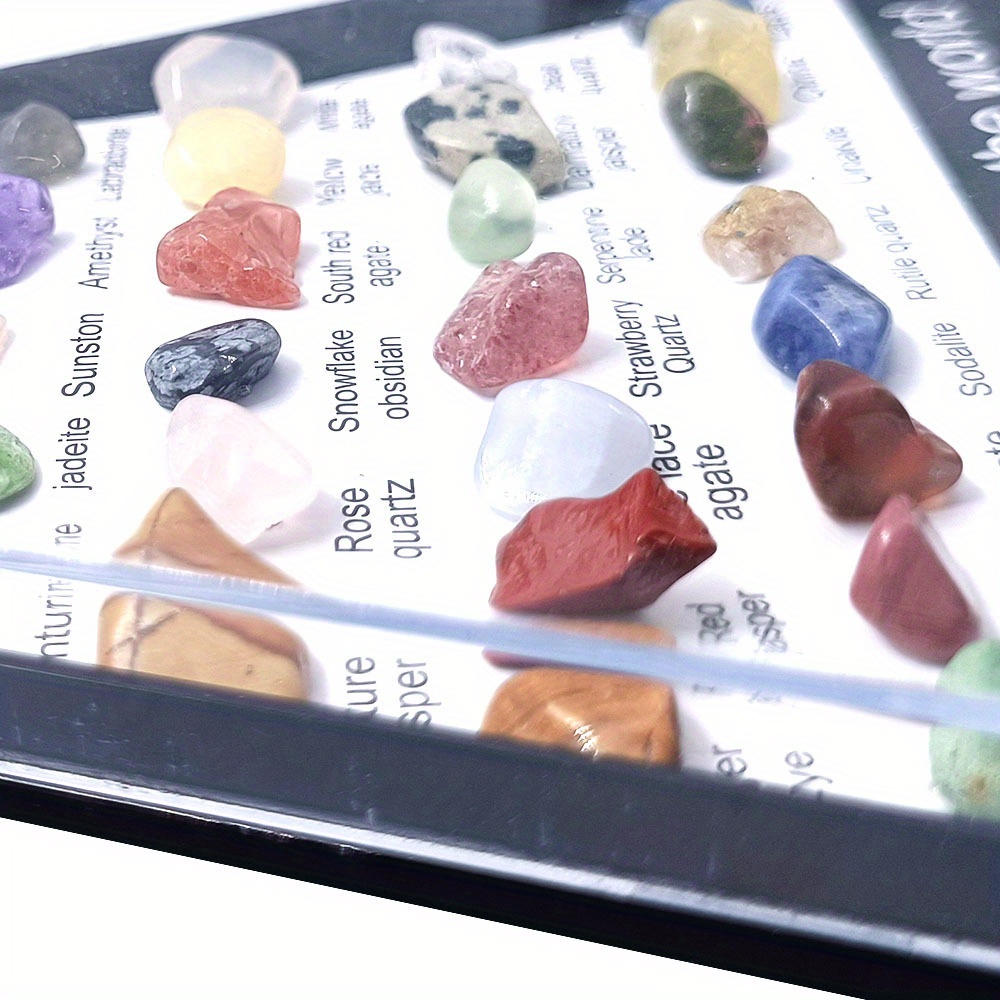 Exquisito set de caja de ciencia de rocas y minerales para niños -  ¡Perfecto para cumpleaños!