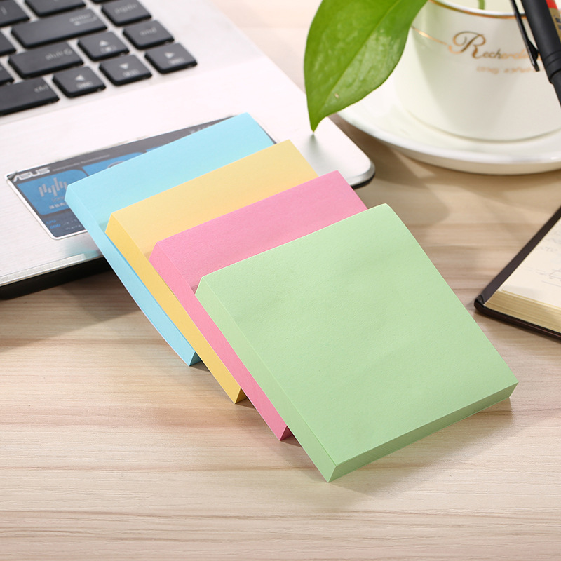 Sticky Notes bright Colors Self stick Pads Easy To Post For - Temu