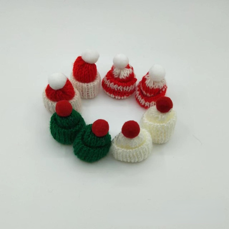 Christmas Decor Handmade Mini Straw Hat Creative Hand woven - Temu
