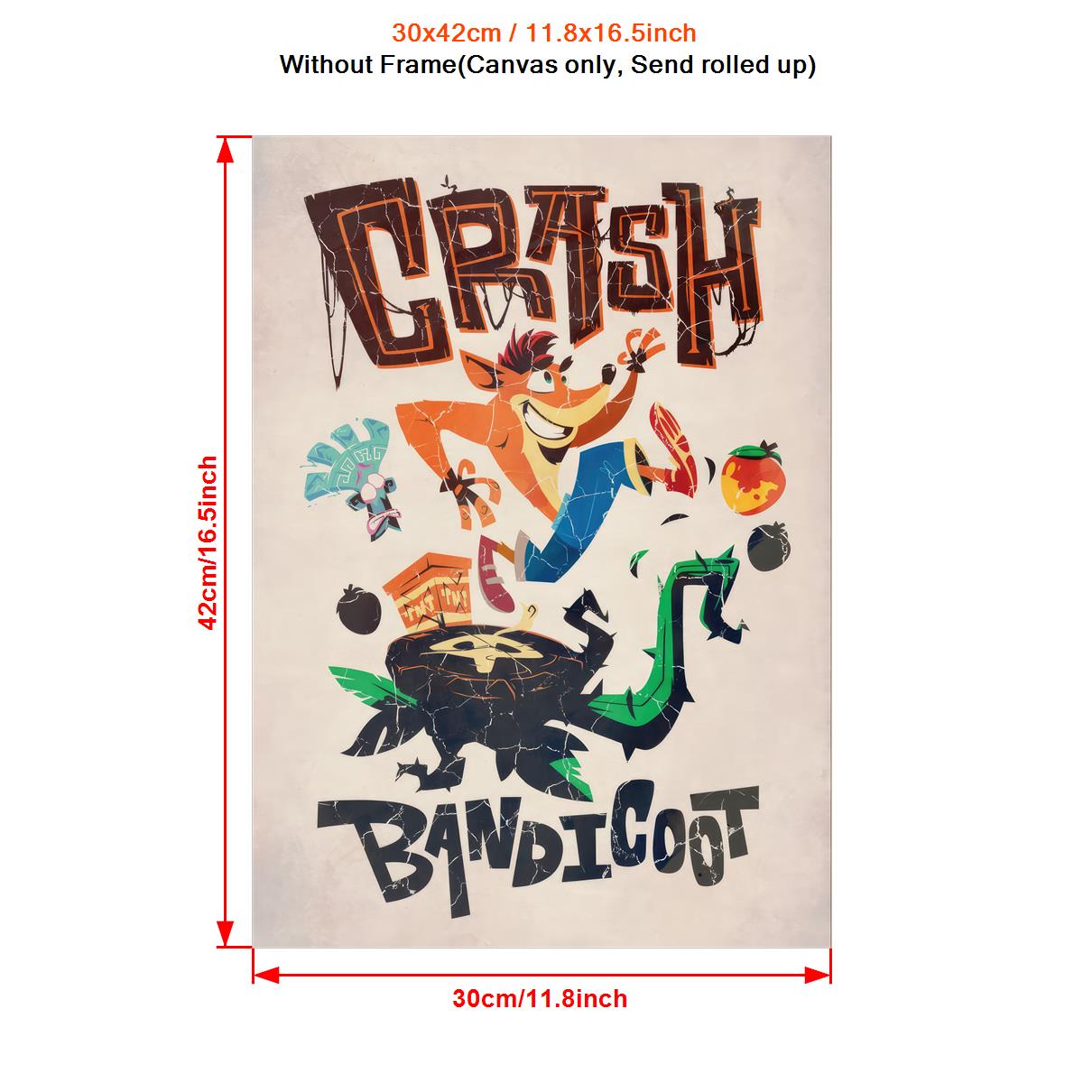 Poster Crash Bandicoot - Crash | Wall Art, Gifts & Merchandise | UKposters