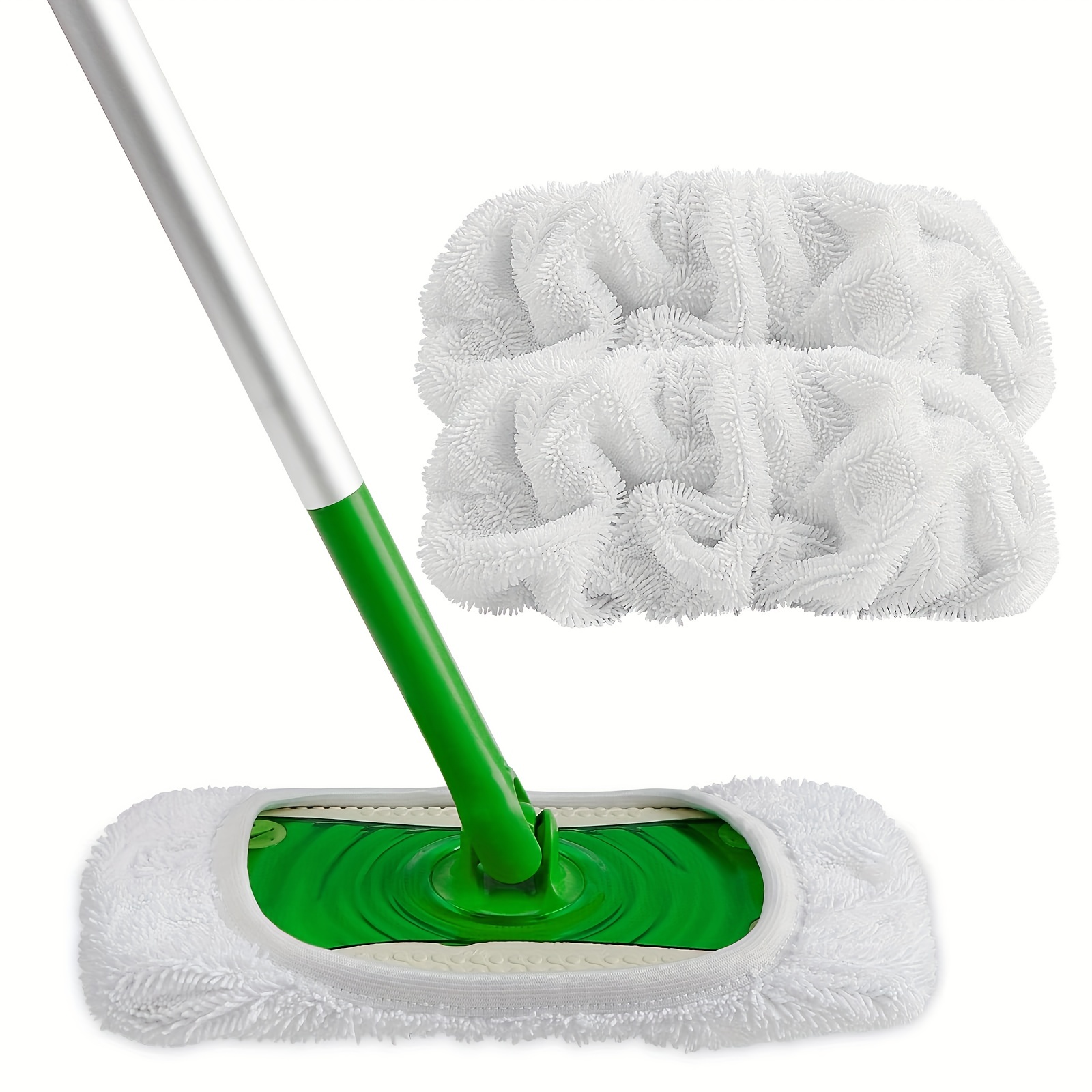 Replacement Microfiber Washable Spray Mop Dust Mop Household Mop Head Clean  Cleaning Mop Pads Cleaning Buckets for Household Use Swifter Pads for Wet