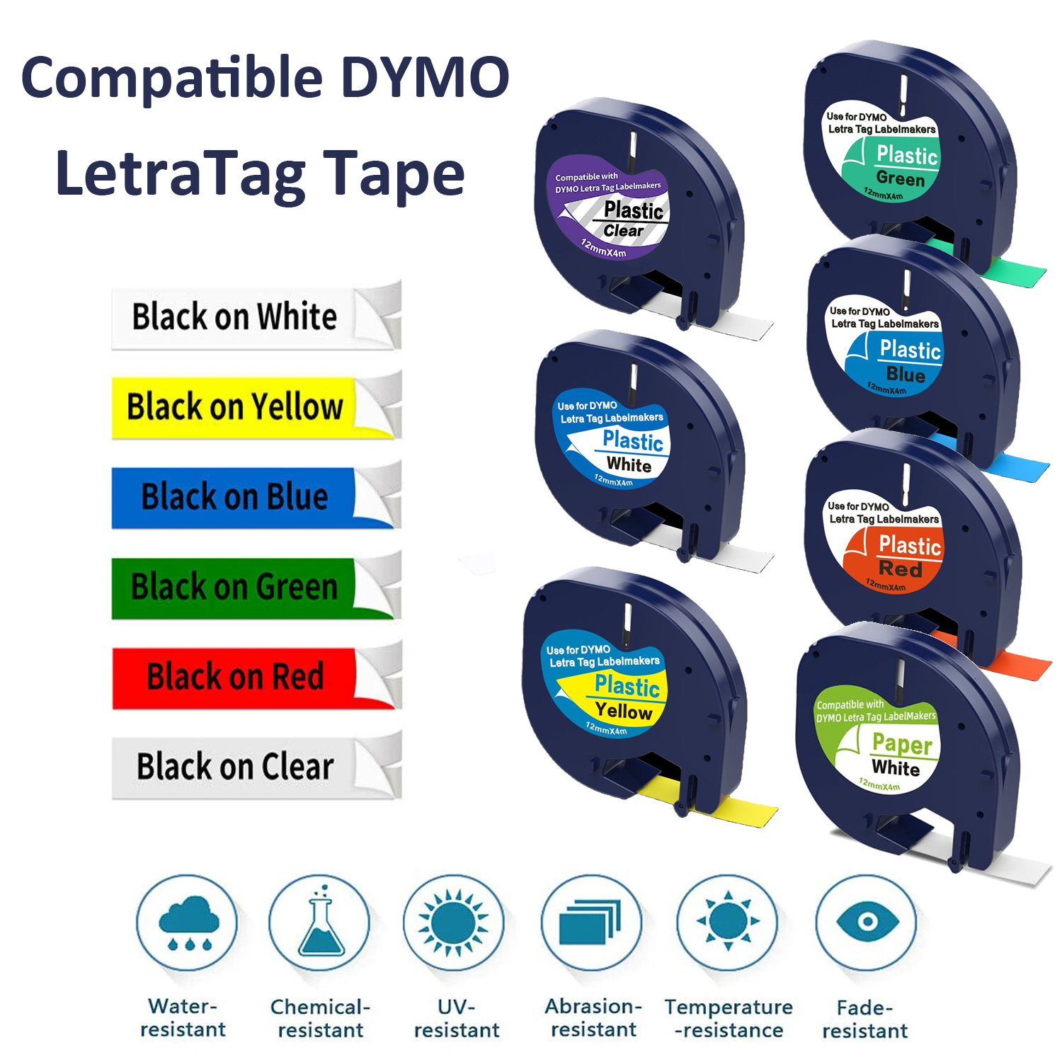 Compatible Dymo Letratag Label Maker Tape Refills 91330 - Temu