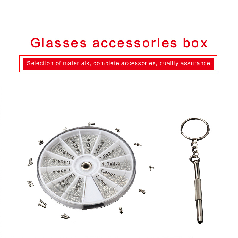 Comprar 600 Uds 12 tipos de tornillos pequeños Kit surtido de tuercas M1  M1.2 M1.4 M1.6 para relojes gafas