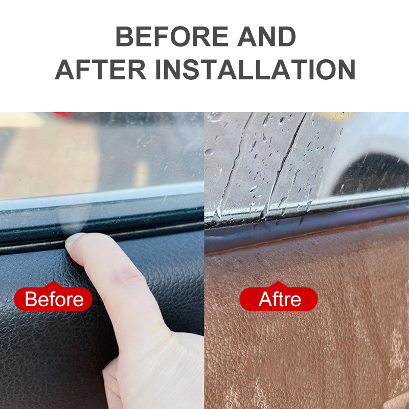 Car Window Seal Strip Auto Rubber Side Window Filler V Shape - Temu