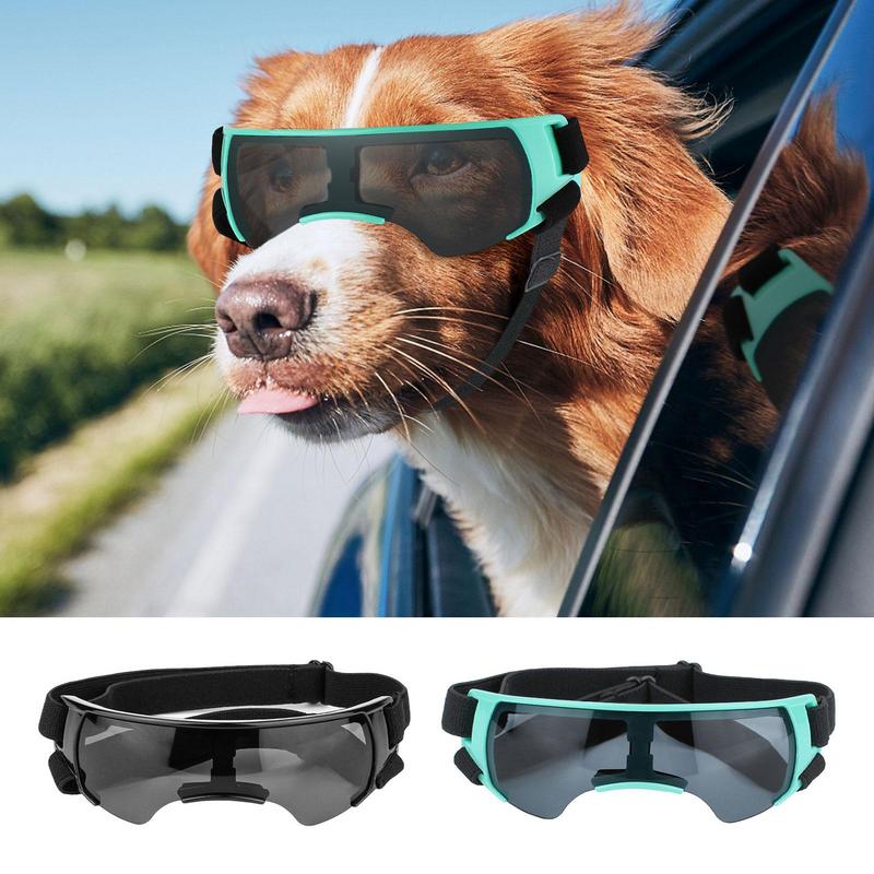 NAMSAN Dog Sunglasses Medium Breed UV Protection Dog Goggles for Small to  Medium Dogs Windproof Anti-Fog Snowproof Puppy Glasses, Easy  Wear/Adjustable