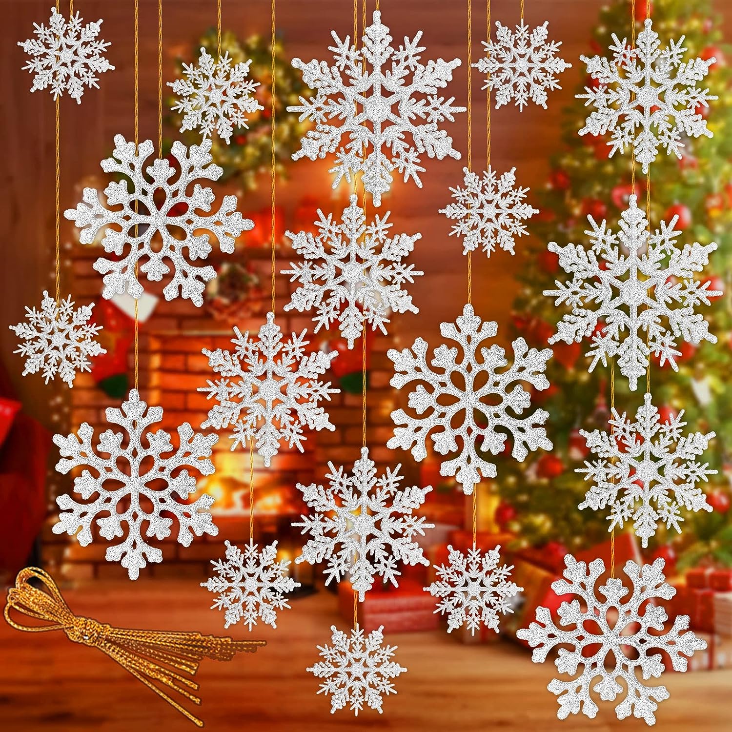 Snowflakes Ornaments - Temu