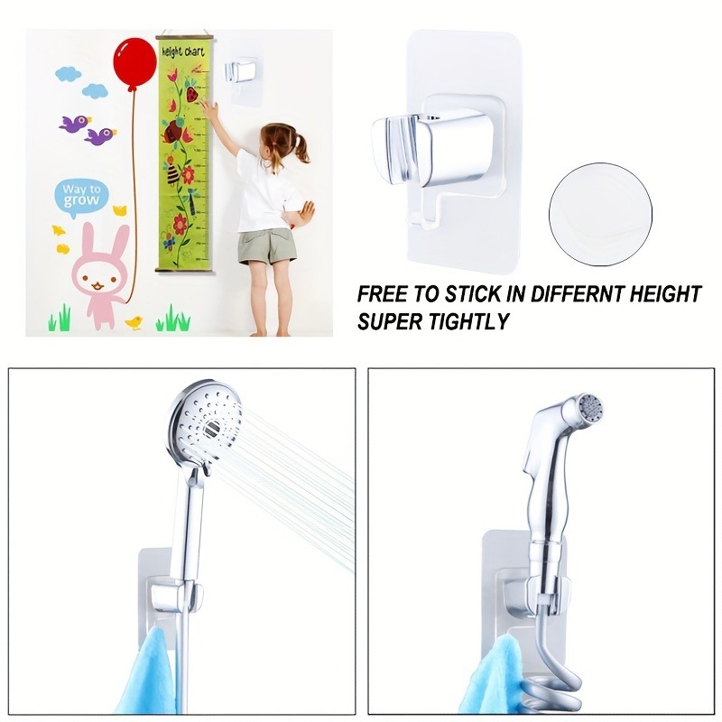 Handheld Shower Head Holder Strong Adhesive Shower Mounting - Temu