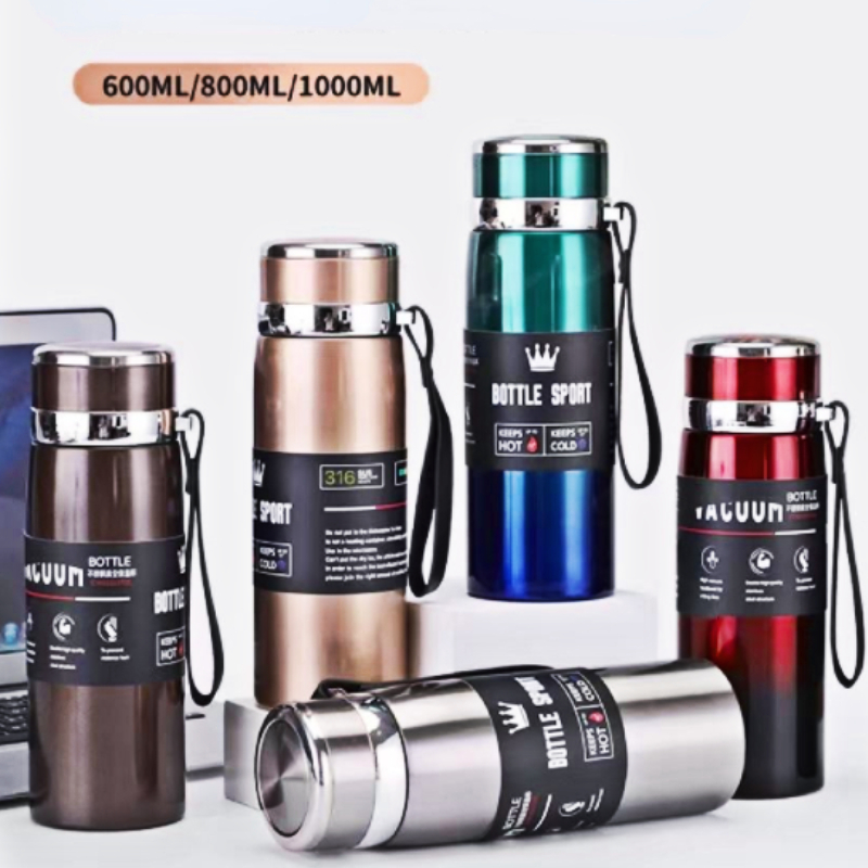 316 Stainless Steel Cup, Large Thermal Water Bottle For Tea Hot & Cold  Drinks  Stainless Steel Vacuum Sealed Insulated Water Flasks Bottles For  Work & Travel - Temu United Arab Emirates