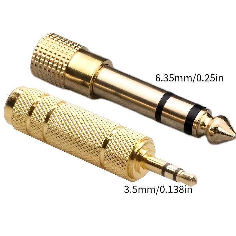6.5mm 6.35mm 3.5mm Audio Stereo Jack male Female Connector Adapter  Converter
