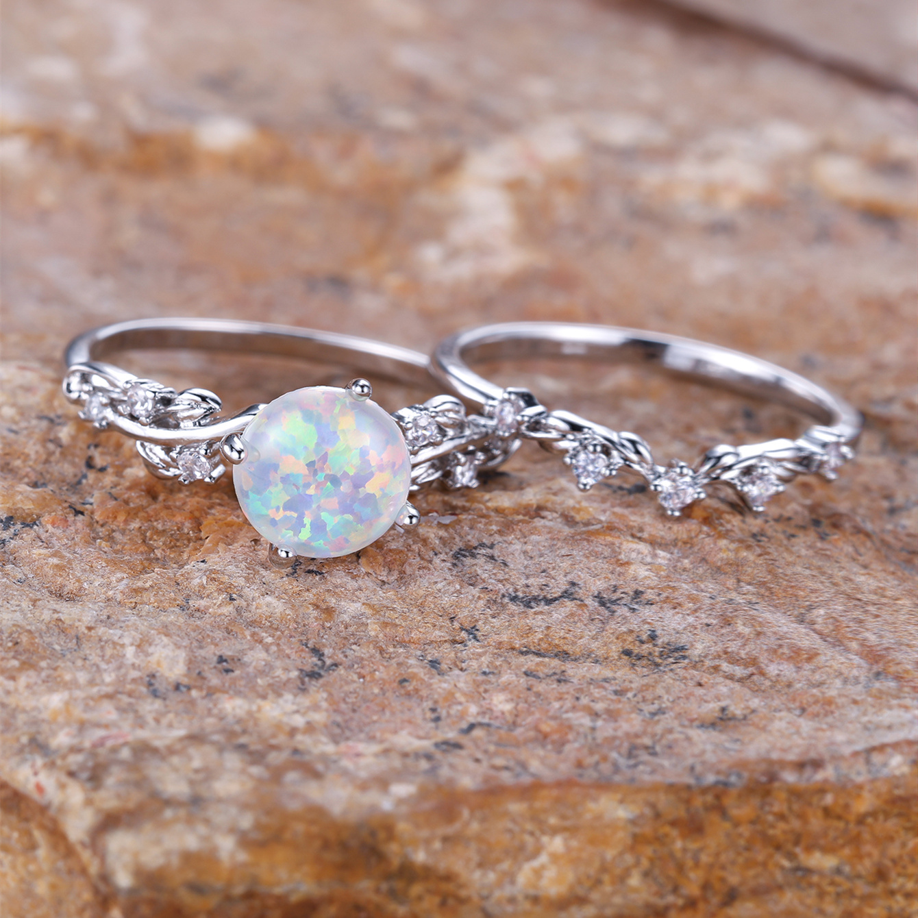 Opal on sale promise rings