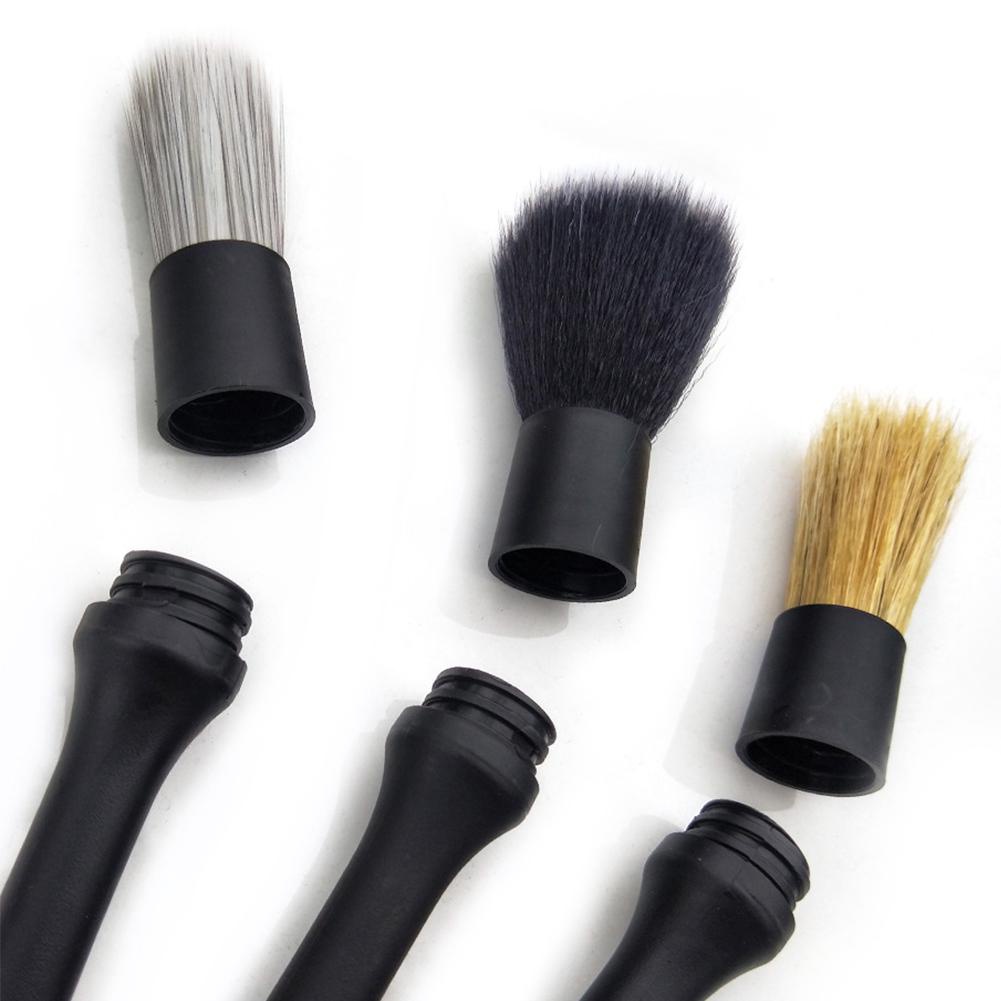 3PCS Car Detailing Brush Set Super Soft Auto Interior Detail Brush