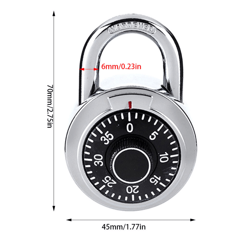 Travel Luggage Combination Lock For Zipper Bag,mini Lock Alloy