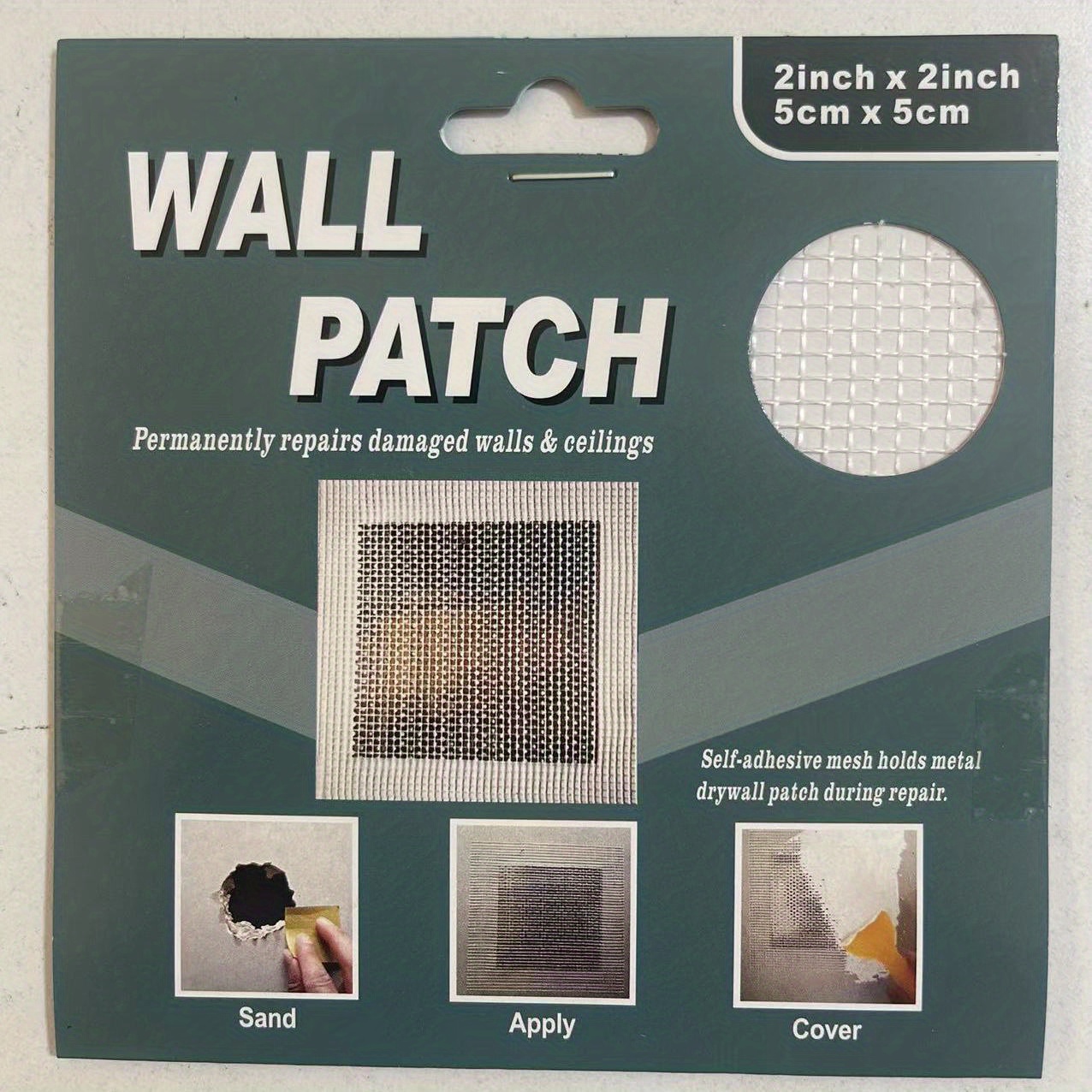 Self Adhesive Wall Ceiling Repair Plaster Patch Fix Drywall Hole Repair  Damage