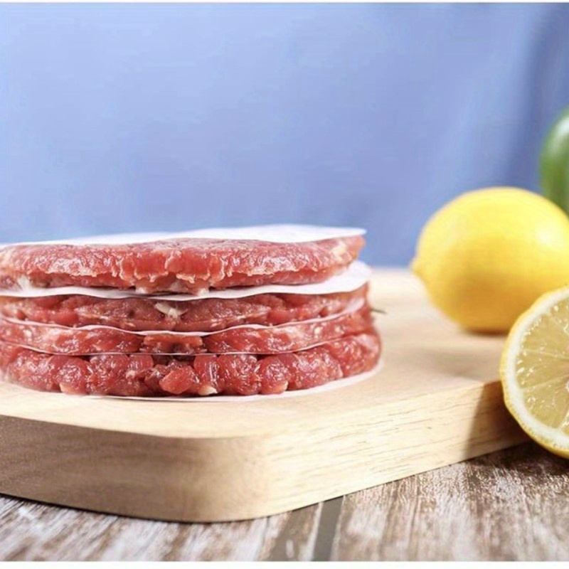 Papel para hamburguesa, hojas redondas antiadherentes de pergamino de cera,  hamburguesa de ternera para prensar dulces congelados molidos – Los mejores  productos en la tienda online Joom Geek