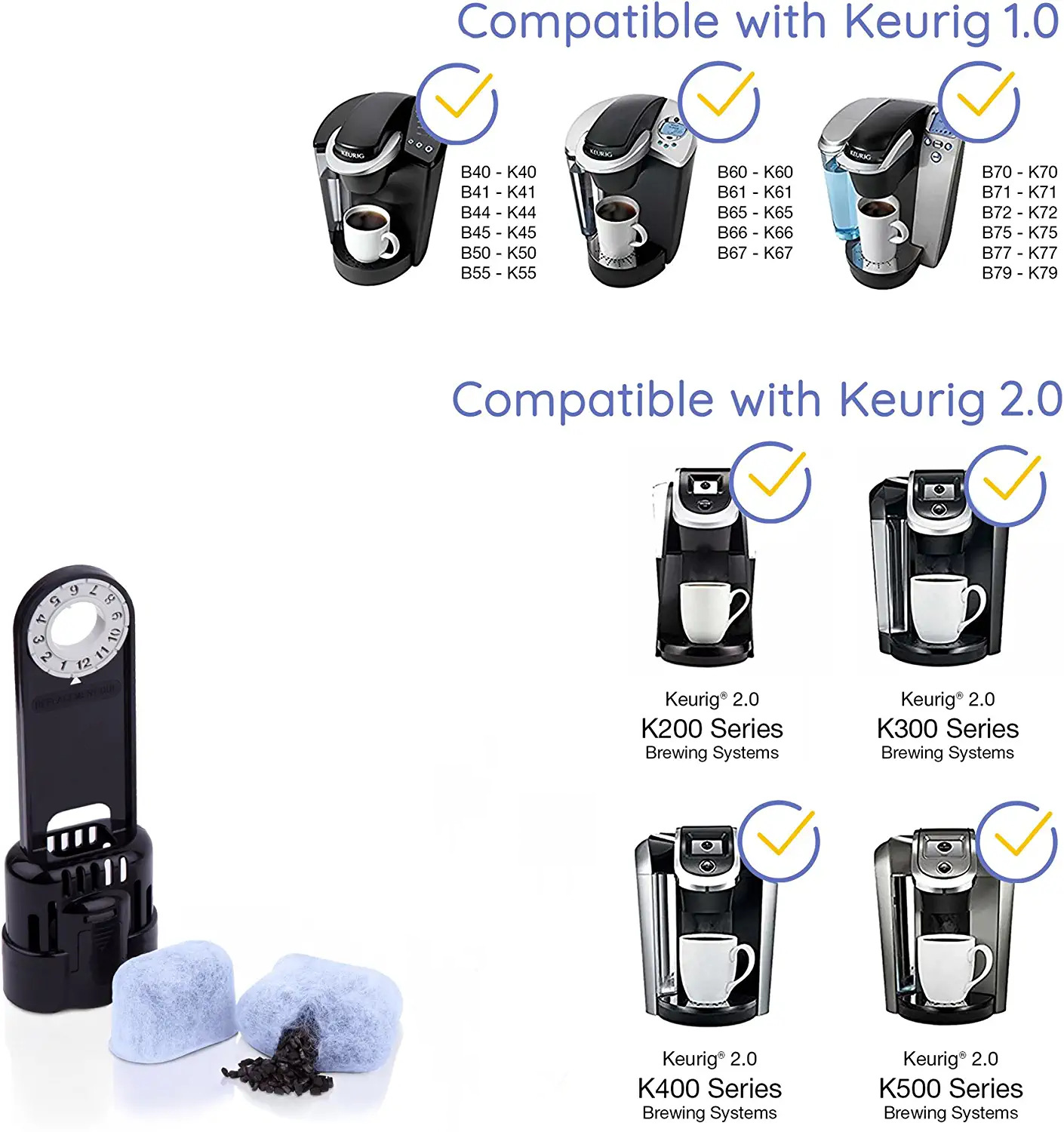 Changing keurig water clearance filter