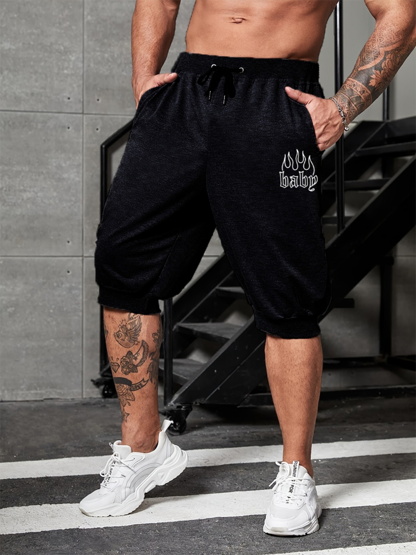 Mens joggers short store length