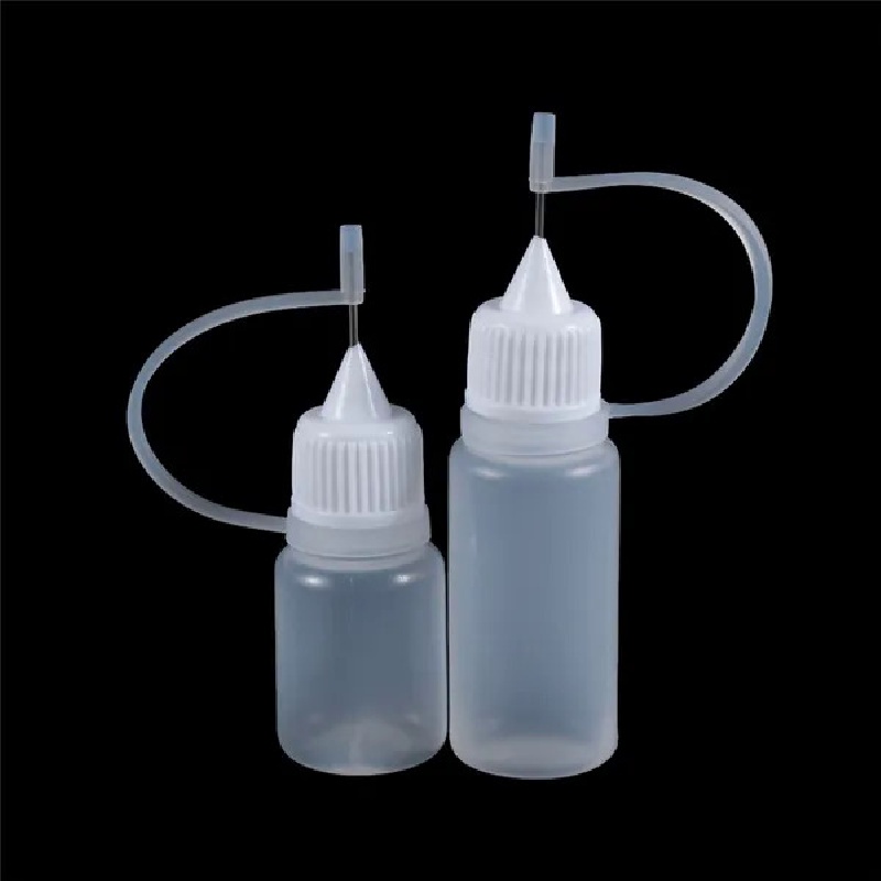 5Pcs/set 10/20/30/60Ml Needle Tip Glue Applicator Bottle for Paper Quilling  Diy Scrapbooking Craft Plastic Squeezable Tip Bottle