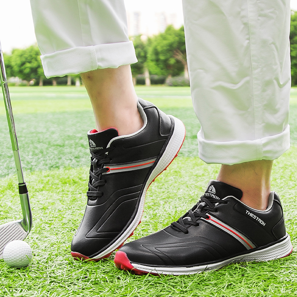 Plus Size Men's Trendy Solid Professional Golf Shoes - Temu