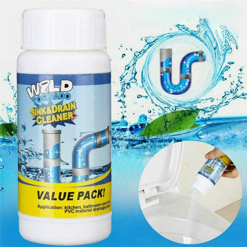 Powerful Pipe Dredging Agent, Pipe Dredging Agent Powerful Sink and Drain  Cleaner, Clogged Sink Drain Cleaner Powder, All Around Powerful Pipe