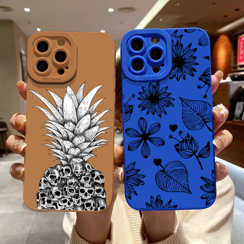 Funda Teléfono Prueba Golpes Lujo Original Líquida Iphone 11 - Temu