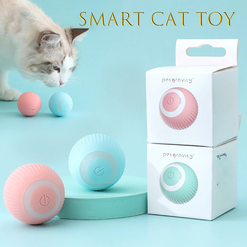 Smart Dog Toy Ball Electronic Interactive Pet Toy Moving Ball USB Automatic  Moving Bouncing for Puppy Birthday Gift Cat Product