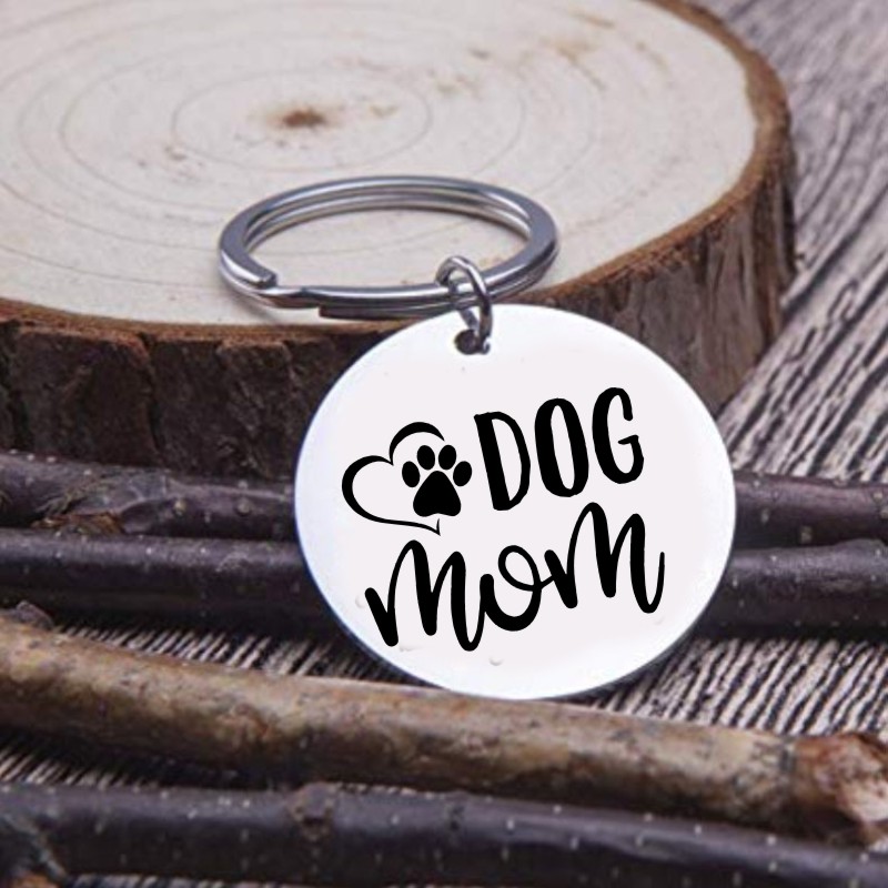  French Bulldog Gifts, Personalized French Bulldog Keychain,  Custom Engraved Dog Keychain, Memorial Keepsake for Dog Mom and Dad :  Handmade Products