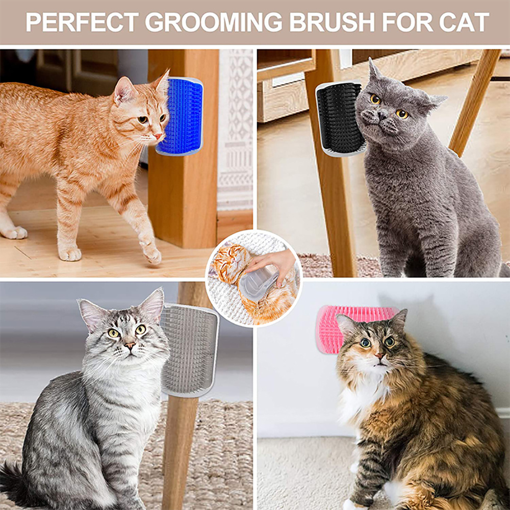 pet comb removable cat corner rubbing brush pet hair removal massage comb pet supplies details 2