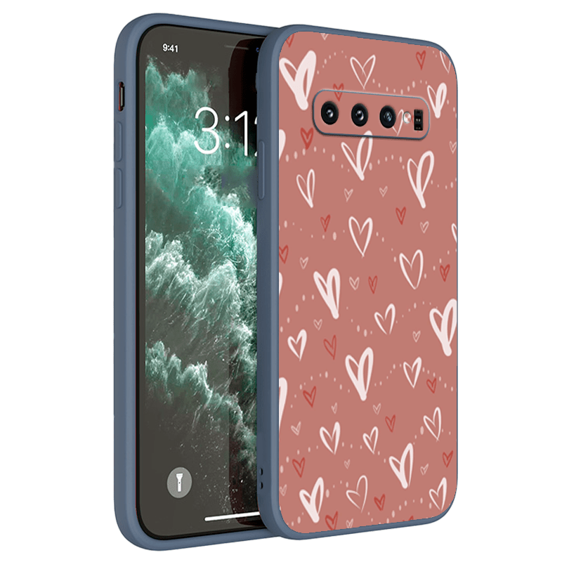 Samsung A53 A13 A52s S22 Ultra S21 FE Cute Heart Case Shockproof TPU Phone  Cover