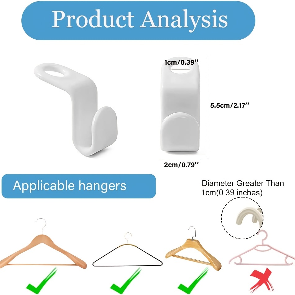  New Triangles Hangers Space Saving Hooks for Heavy