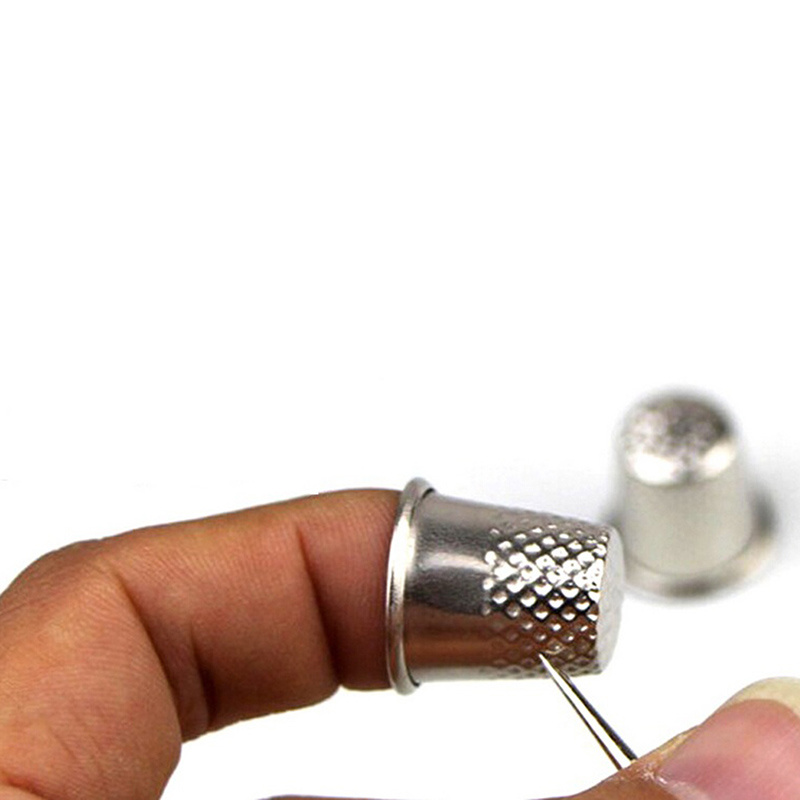 Metal Thimbles Finger Protector Sewing Grip Shield Protector 