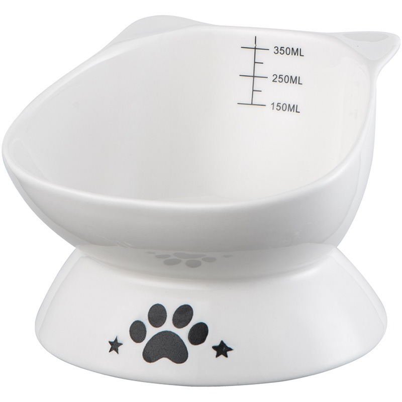 Raised Pet Bowls With Stand: Multifunctional Tilted Ceramic - Temu