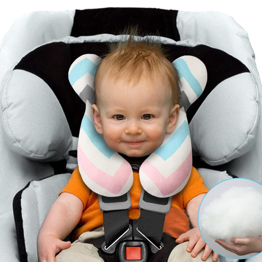 Paquete de 2 almohadas para bebé con funda de almohada (13 x 18), almohadas  para dormir para bebé, lavable a máquina, almohada de viaje suave