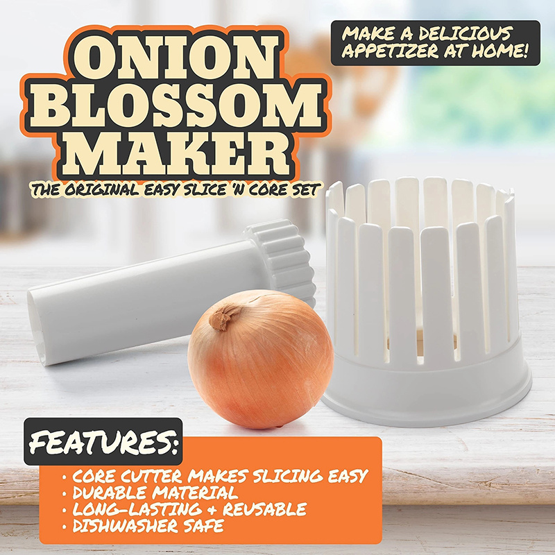 Onion Maker Set- All-in-one Blooming Set W Core Cutter & Knife Guide - Make  Restaurant Style Fried Onion At Home- Durable, Reusable - Temu