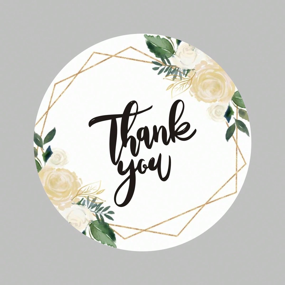 Thank You Wedding Reception Stickers, Custom Wedding Favor Labels