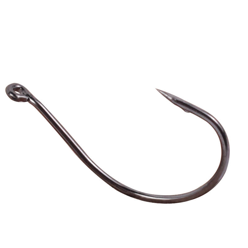 Fishing Circle Hook Barb Size 1/0 14# Single Jig Hook - Temu