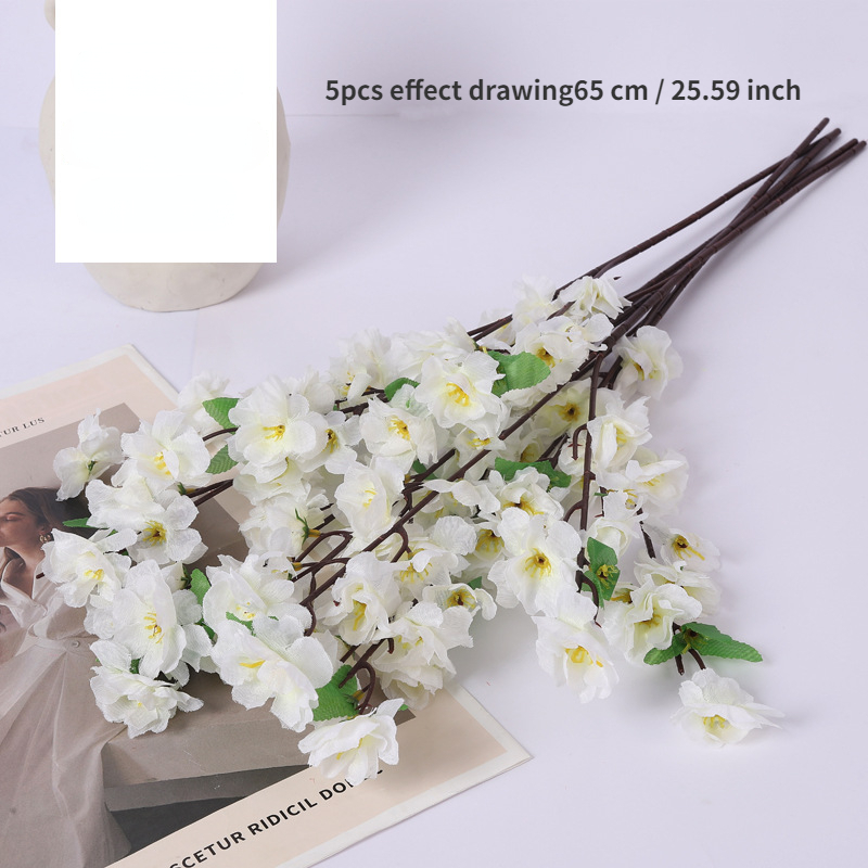 Artificial Cherry Flower Branches Silk Spring Peach - Temu