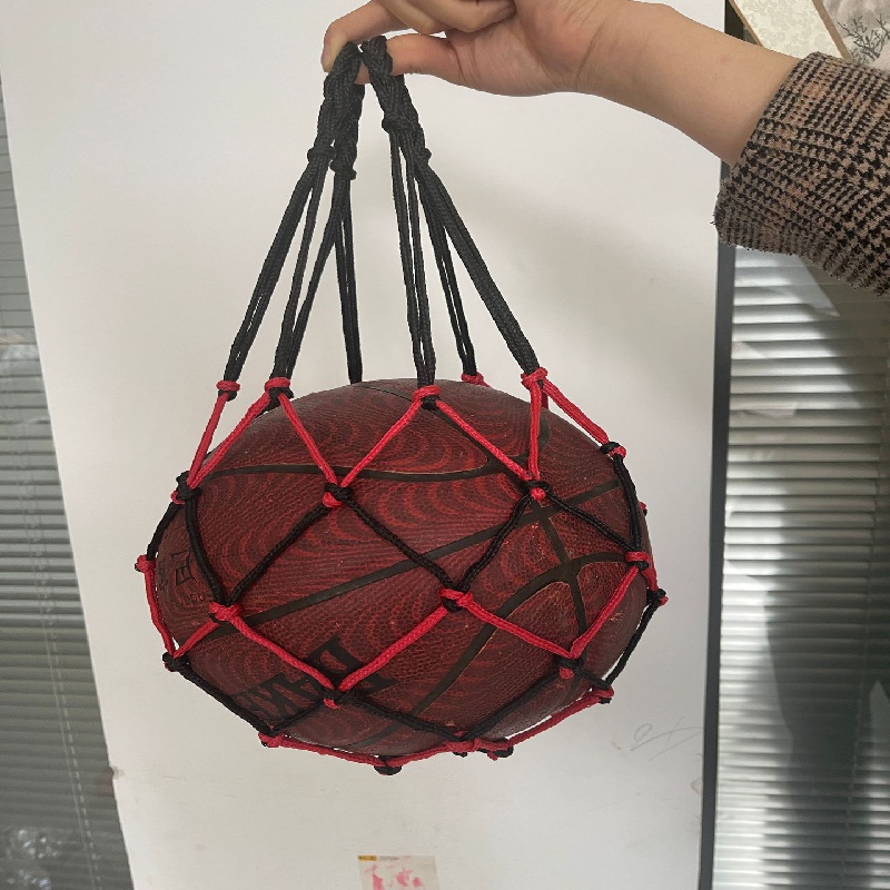 Basketball Net Bag Portable Soccer Football Mesh Storage - Temu