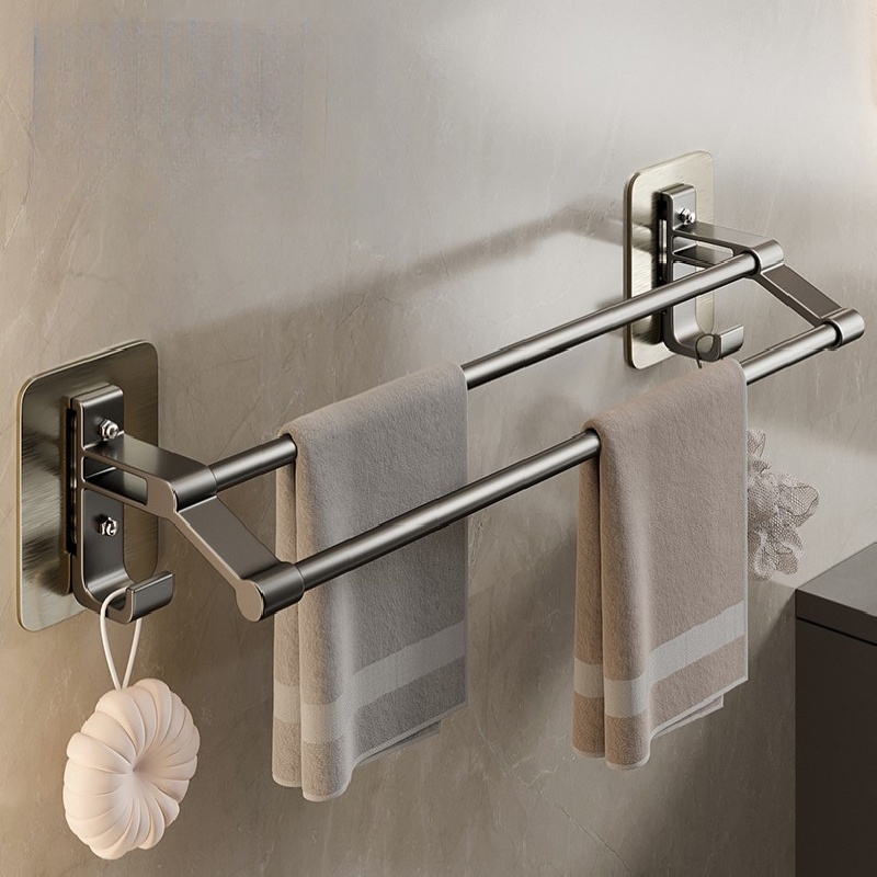 Bathroom Wall Towel Rack, Bathroom Organization, Bath Towel Holder, Wall  Towel Storage, Mounted Towel Rack Holder for Bathroom Wall 