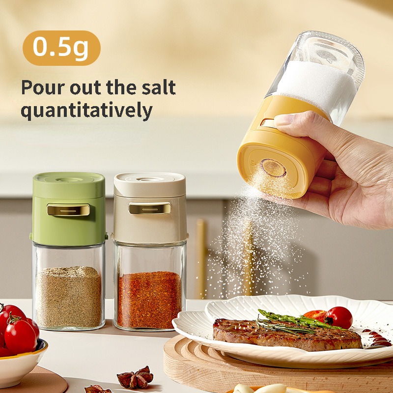 1pc Salt Dispenser, Seasoning Shaker, Precise Quantitative 0.5g