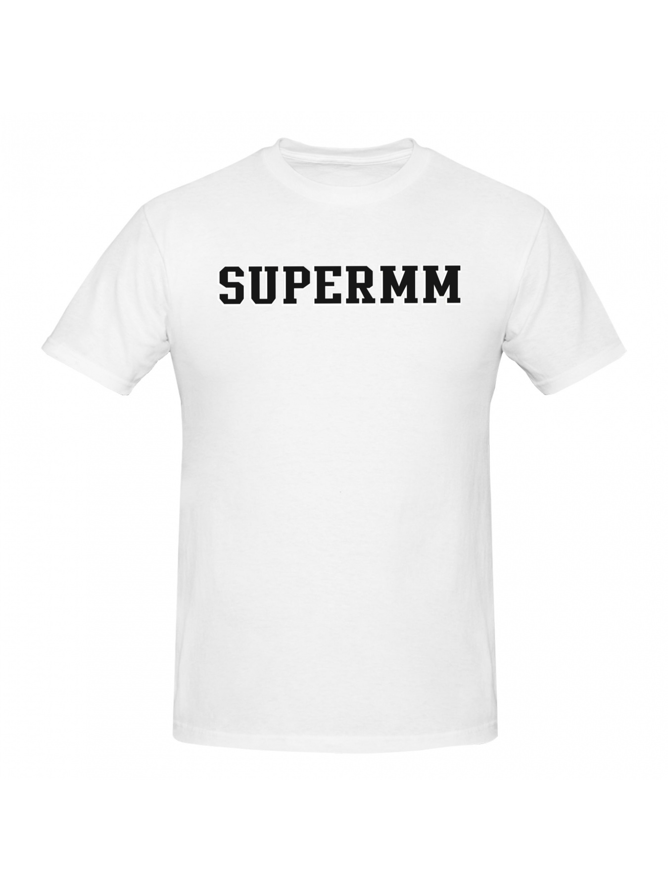 Men's Supermm Print T shirt Casual Comfy Slightly Stretch - Temu Canada