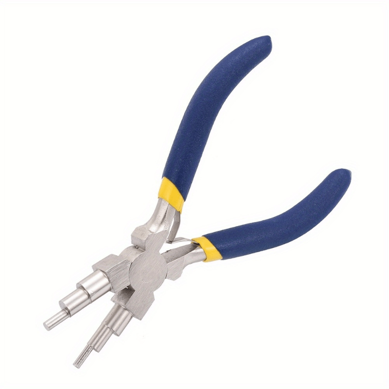 1pc Plier 6 In 1 Handheld Molded Anti Rust Jump Ring 3mm To 10mm