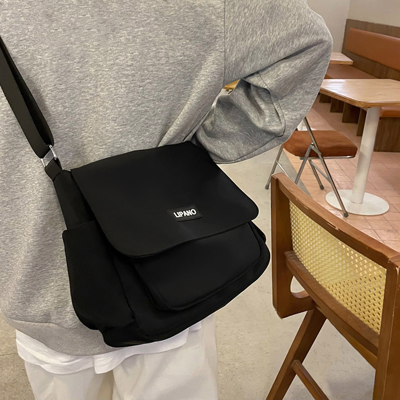 Nylon Handbag Shoulder Bag Large Capacity Messenger Bag, Men's Messenger Bag  Student School Bag - Temu