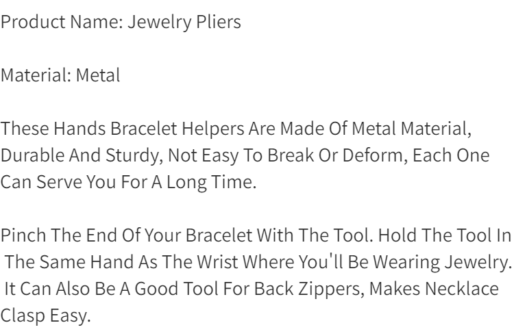 Adjustment Bracelet Tool Partner Jewelry Helper Fastening - Temu