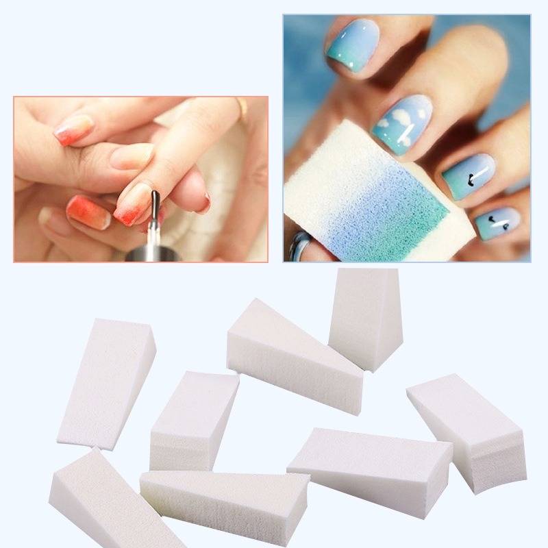 Nail Gradient Soft Sponge 4 Paw Pen Design Square Drawing - Temu