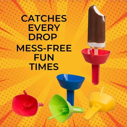 Popsicle & Frozen Snack Holders - Anti-Drip Straws!