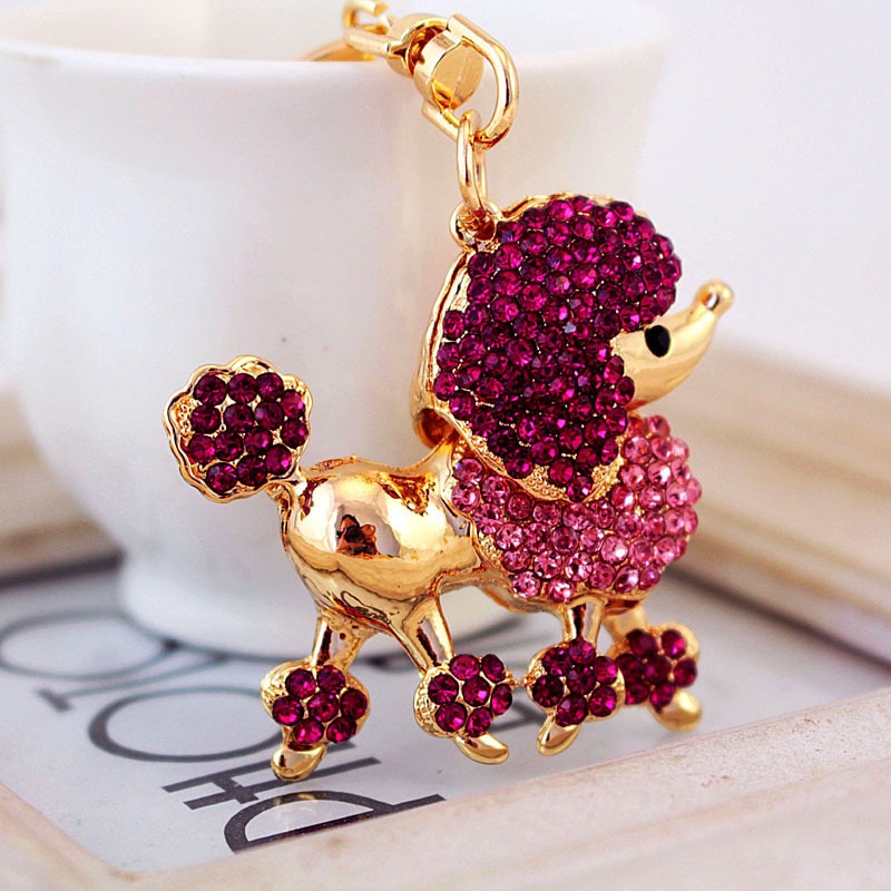 Cute Pink Puppy Key Chain Dog Lover Gift Cute Dog Cute 