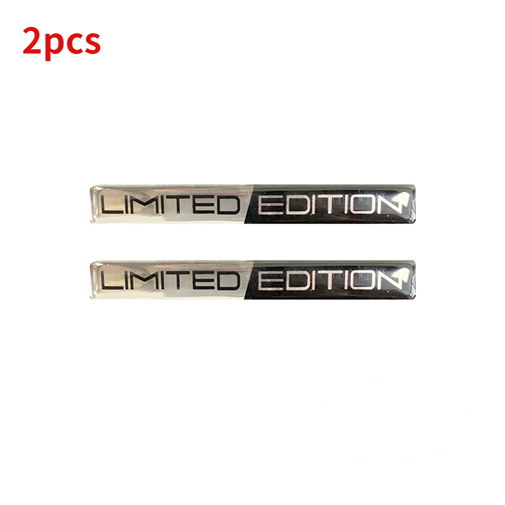 

2pcs 3d Car Stickers Emblem Limited Edition Styling Badge Decal Sticker Auto Door Bumper Trunk Body Side Decor Accessories